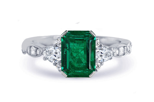 New 2026 158 custom made unique affordable emerald diamond accents engagement rings