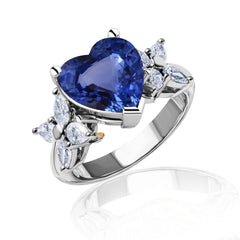 New 2026 159 custom made unique affordable blue sapphire diamond accents engagement rings