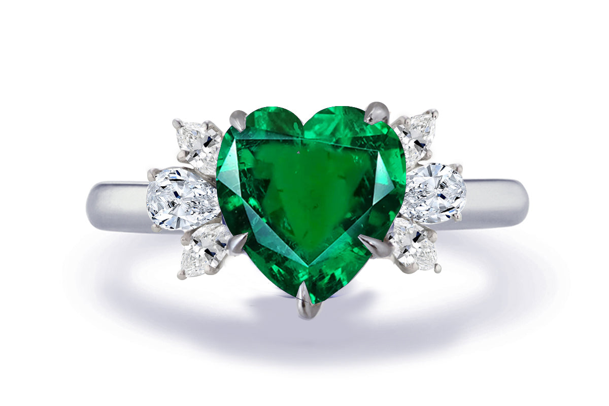 New 2026 160 custom made unique affordable emerald diamond accents engagement rings