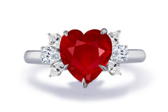 New 2026 160 custom made unique affordable ruby diamond accents engagement rings