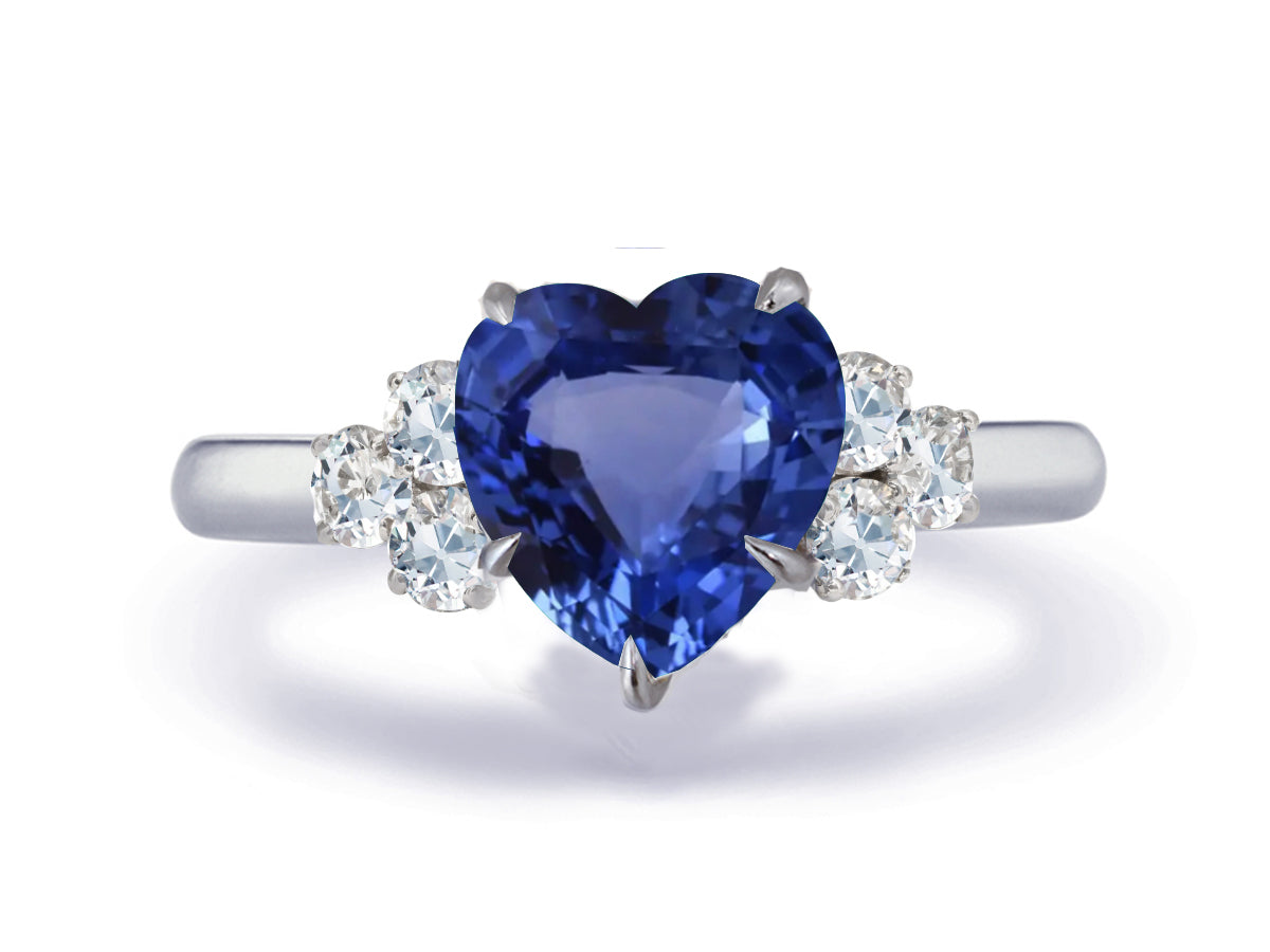 New 2026 161 custom made unique affordable blue sapphire diamond accents engagement rings