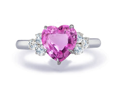 New 2026 161 custom made unique affordable pink sapphire diamond accents engagement rings