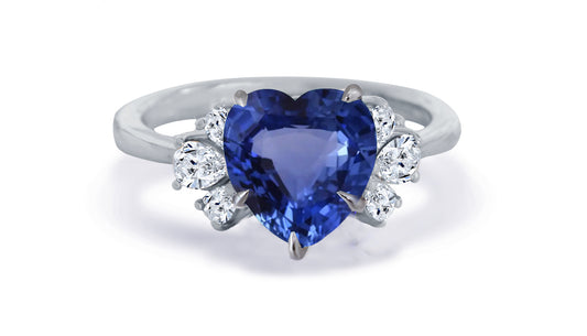 New 2026 162 custom made unique affordable blue sapphire diamond accents engagement rings