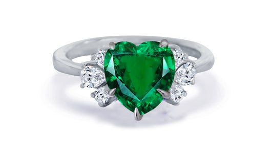 New 2026 162 custom made unique affordable emerald diamond accents engagement rings
