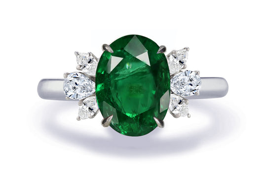 New 2026 163 custom made unique affordable emerald diamond accents engagement rings