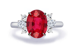 New 2026 163 custom made unique affordable ruby diamond accents engagement rings