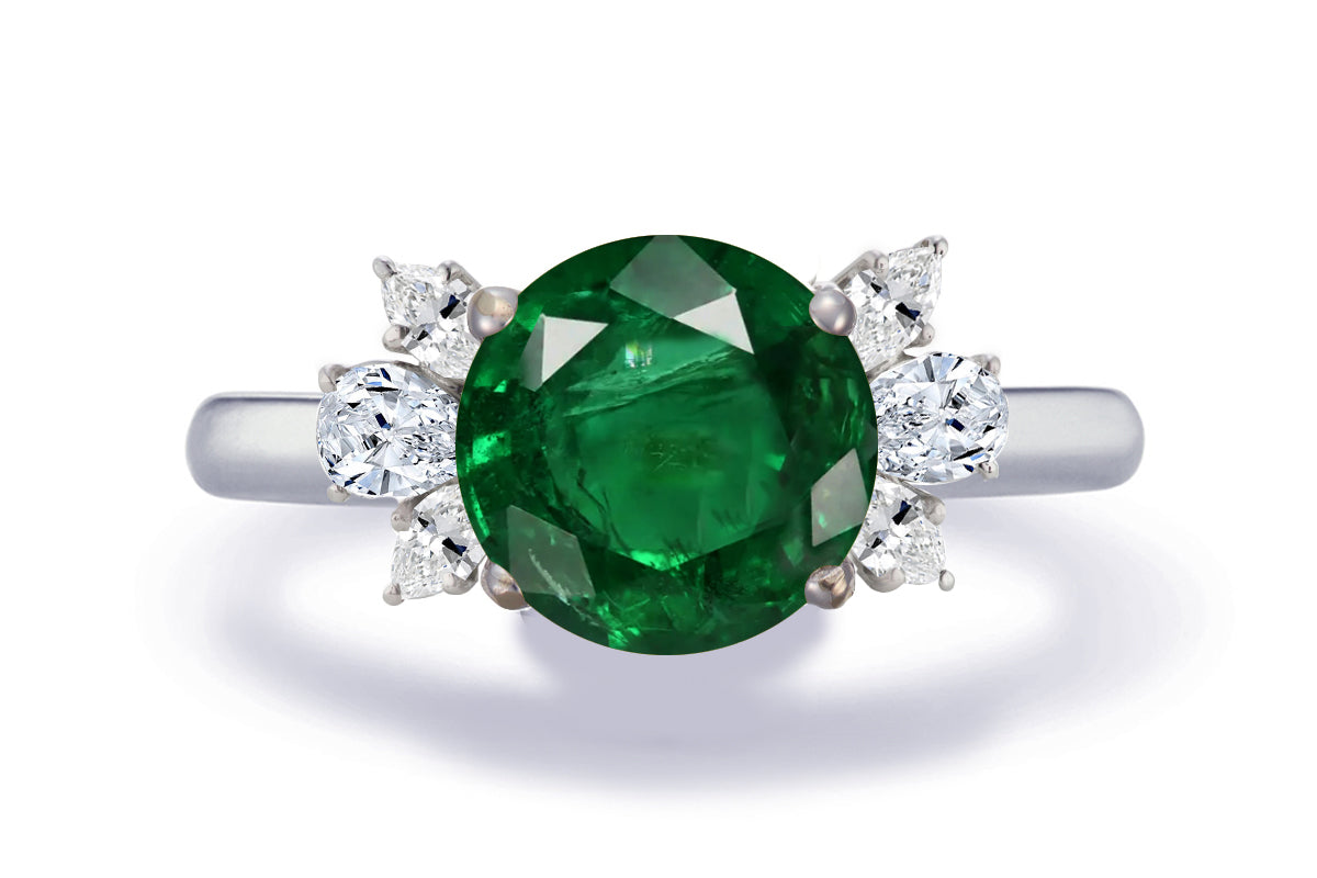 New 2026 166 custom made unique affordable emerald diamond accents engagement rings