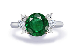 New 2026 166 custom made unique affordable emerald diamond accents engagement rings