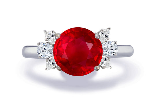 New 2026 166 custom made unique affordable ruby diamond accents engagement rings