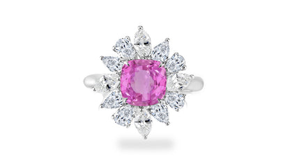 New 2026 17 custom made unique affordable pink sapphire diamond accents engagement rings