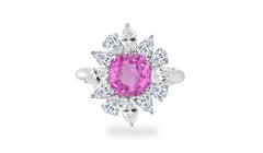 New 2026 17 custom made unique affordable pink sapphire diamond accents engagement rings