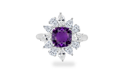 New 2026 17 custom made unique affordable purple sapphire diamond accents engagement rings