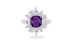 New 2026 17 custom made unique affordable purple sapphire diamond accents engagement rings