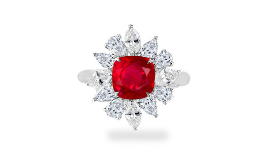 New 2026 17 custom made unique affordable ruby diamond accents engagement rings