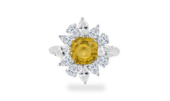 New 2026 17 custom made unique affordable yellow sapphire diamond accents engagement rings
