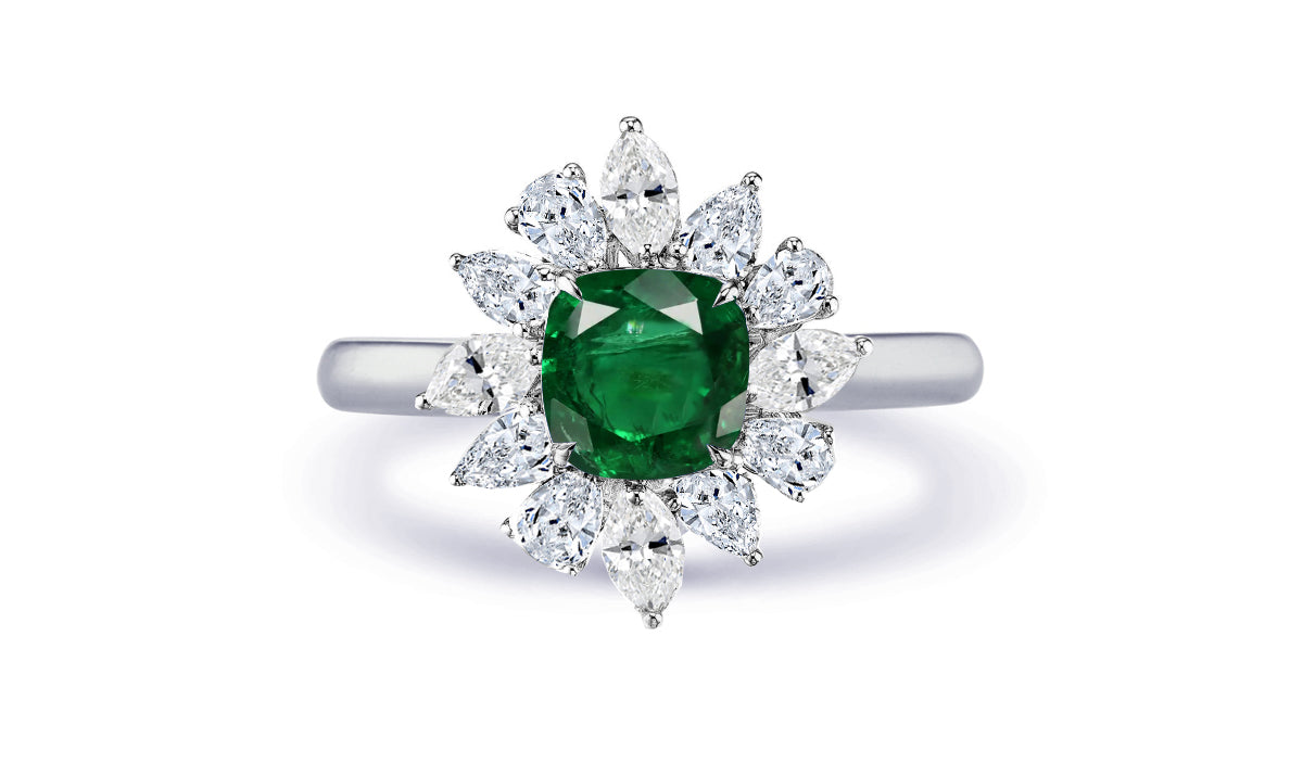 New 2026 19 custom made unique affordable emerald diamond accents engagement rings