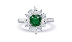 New 2026 19 custom made unique affordable emerald diamond accents engagement rings