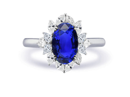 New 2026 21 custom made unique affordable blue sapphire diamond accents engagement rings
