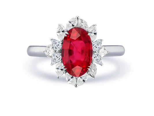 New 2026 21 custom made unique affordable ruby diamond accents engagement rings
