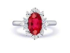 New 2026 21 custom made unique affordable ruby diamond accents engagement rings