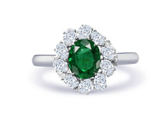 New 2026 22 custom made unique affordable emerald diamond accents engagement rings