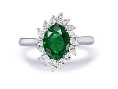 New 2026 23 custom made unique affordable emerald diamond accents engagement rings