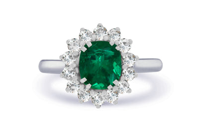 New 2026 24 custom made unique affordable emerald diamond accents engagement rings