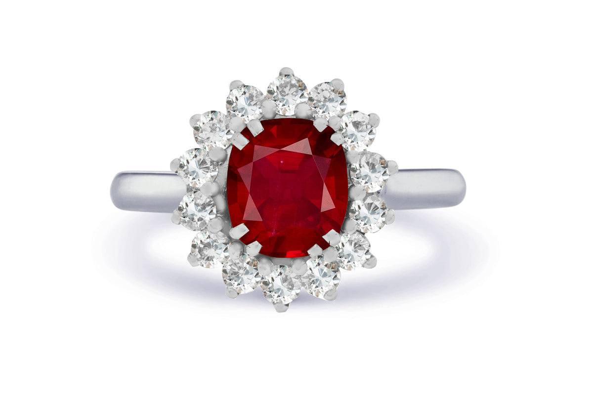 New 2026 23 custom made unique affordable ruby diamond accents engagement rings
