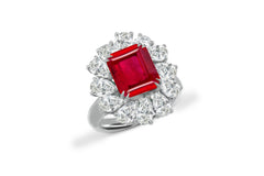 New 2026 26 custom made unique affordable ruby diamond accents engagement rings