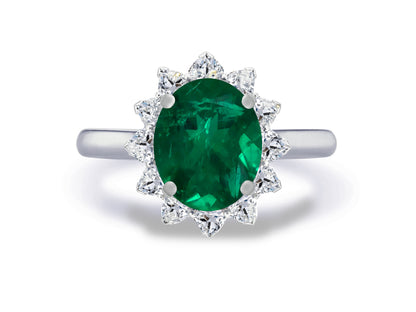 New 2026 29 custom made unique affordable emerald diamond accents engagement rings