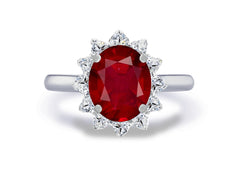New 2026 29 custom made unique affordable ruby diamond accents engagement rings