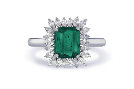 New 2026 30 custom made unique affordable emerald diamond accents engagement rings