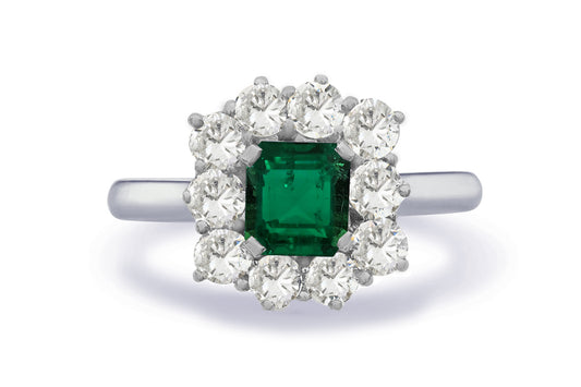 New 2026 37 custom made unique affordable emerald diamond accents engagement rings