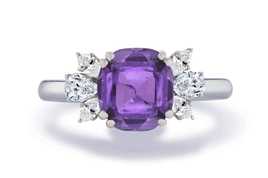 New 2026 39 custom made unique affordable purple sapphire diamond accents engagement rings