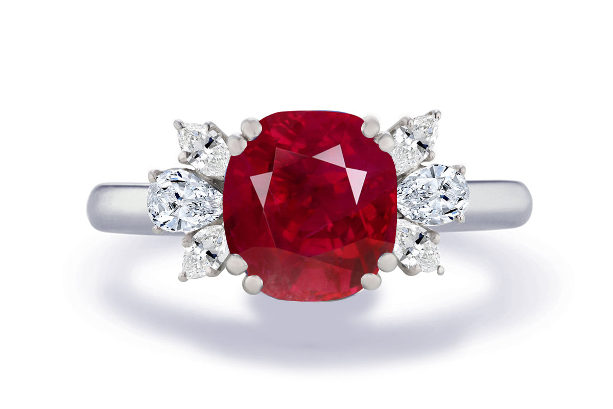 New 2026 39 custom made unique affordable ruby diamond accents engagement rings