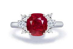 New 2026 39 custom made unique affordable ruby diamond accents engagement rings