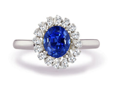 New 2026 42 custom made unique affordable blue sapphire diamond accents engagement rings