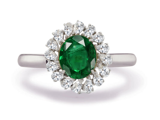 New 2026 42 custom made unique affordable emerald diamond accents engagement rings