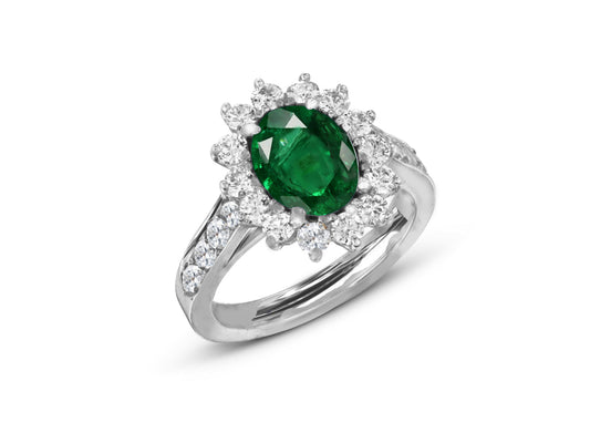 New 2026 43 custom made unique affordable emerald diamond accents engagement rings