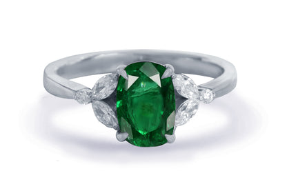 New 2026 50 custom made unique affordable emerald diamond accents engagement rings