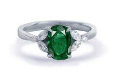 New 2026 50 custom made unique affordable emerald diamond accents engagement rings