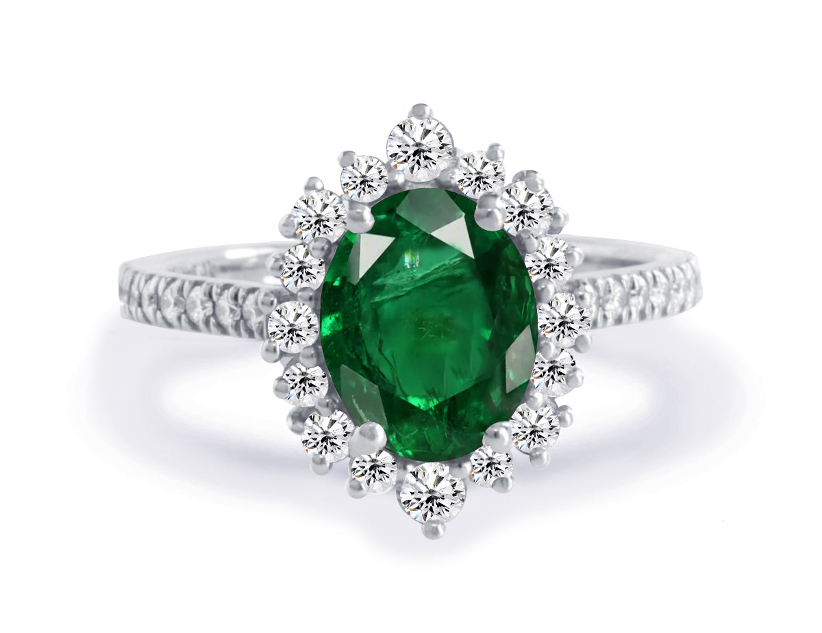 New 2026 52 custom made unique affordable emerald diamond accents engagement rings