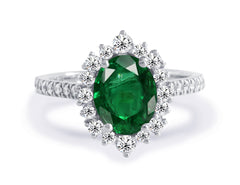 New 2026 52 custom made unique affordable emerald diamond accents engagement rings