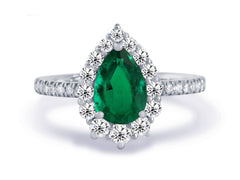 New 2026 53 custom made unique affordable emerald diamond accents engagement rings