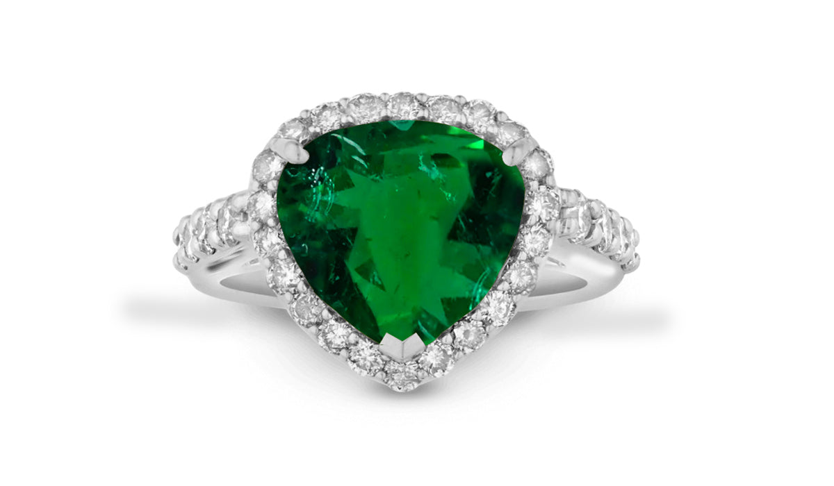 New 2026 7 custom made unique affordable emerald diamond accents engagement rings