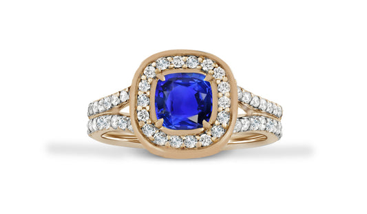 New 2026 9 custom made unique affordable blue sapphire diamond accents engagement rings